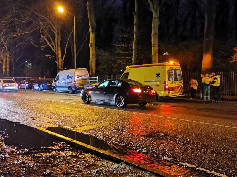 Vier autos betrokken bij kop-staartaanrijding