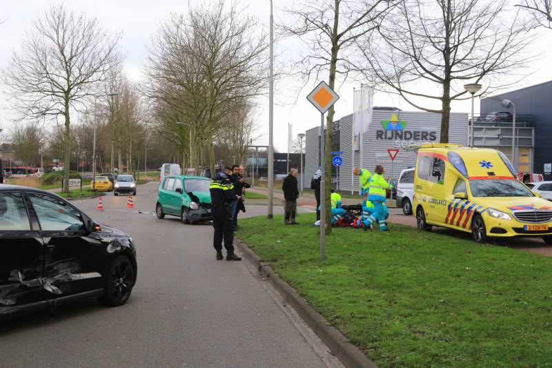 Gewonde bij flinke crash
