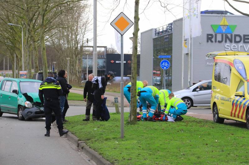 Gewonde bij flinke crash