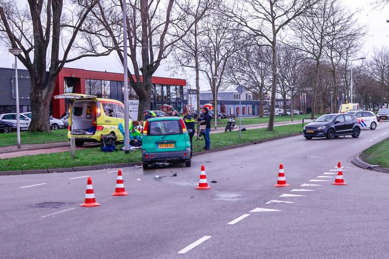 Gewonde bij flinke crash