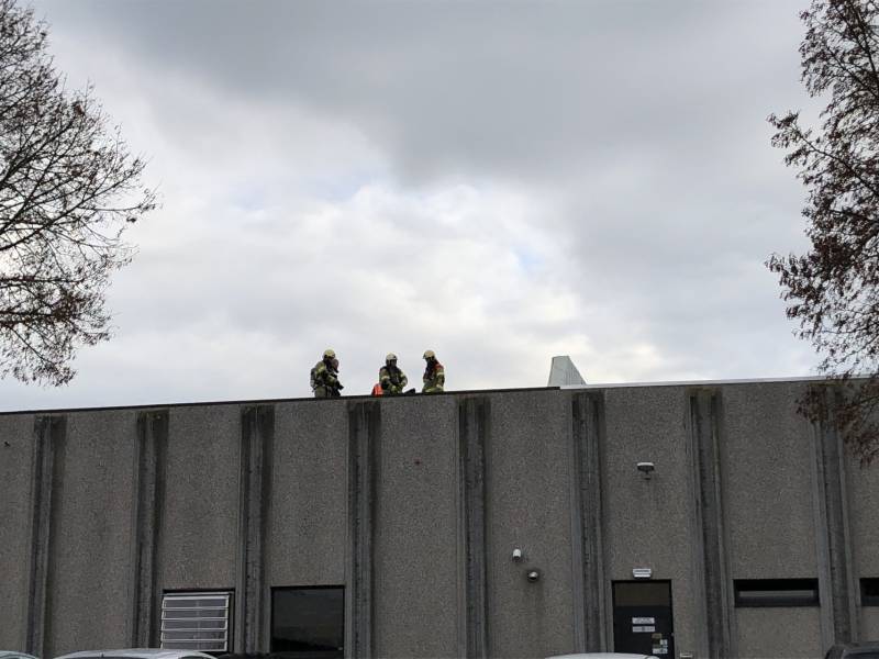 Brand op dak na werkzaamheden