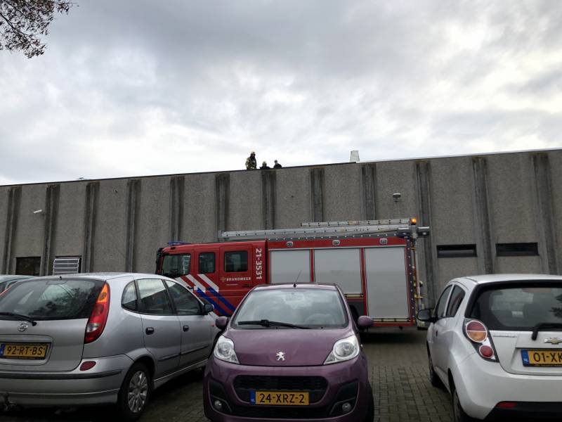 Brand op dak na werkzaamheden