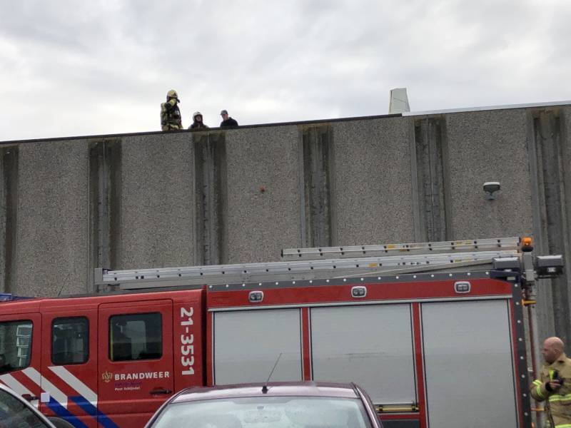 Brand op dak na werkzaamheden