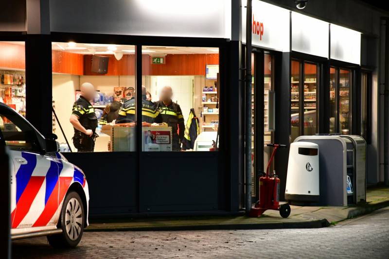 Gewapende overval op shop van tankstation