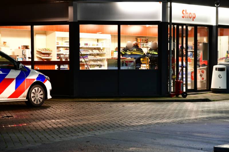 Gewapende overval op shop van tankstation