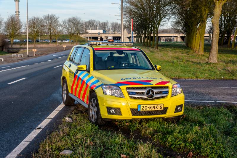 Auto's zwaar beschadigd na ongeval