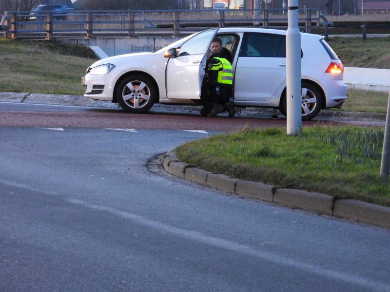 Fietser gewond na aanrijding met personenauto
