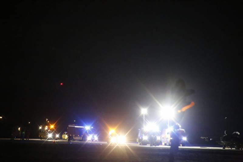 Veel hulpdiensten opgeroepen voor vliegtuigongeval