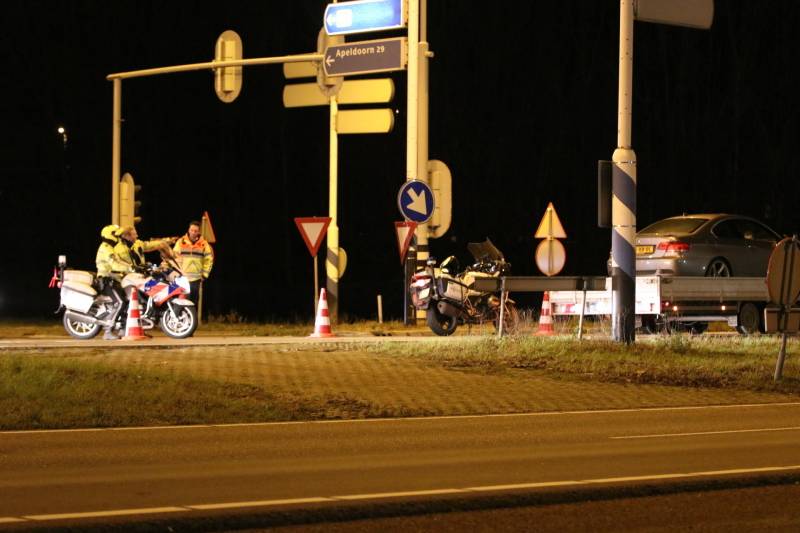 Flinke schade na kop-staart aanrijding