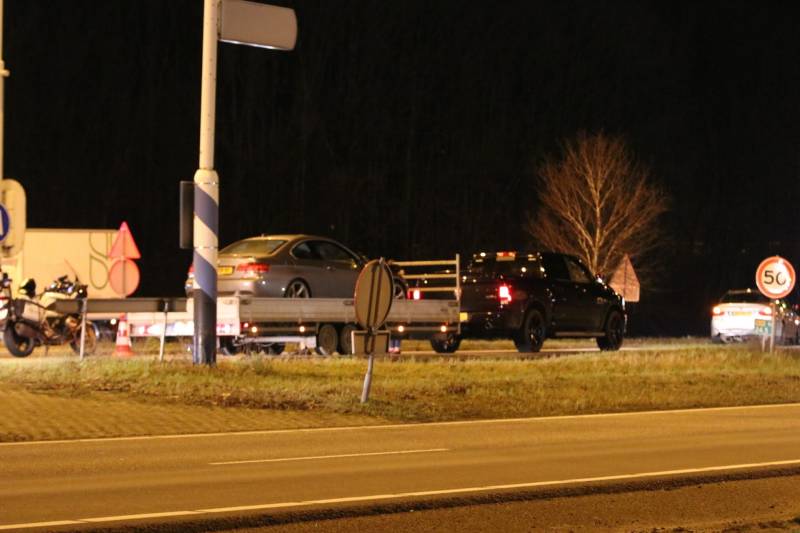 Flinke schade na kop-staart aanrijding