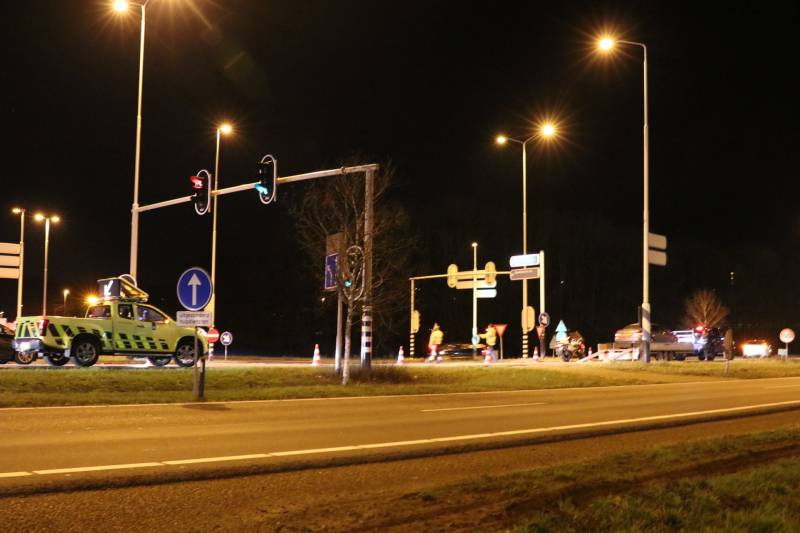 Flinke schade na kop-staart aanrijding