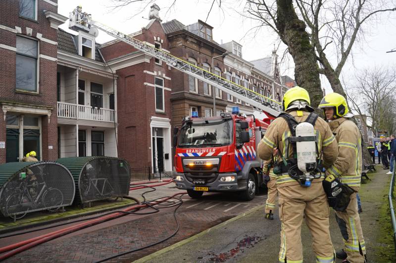 Veel rook bij brand in appartementencomplex