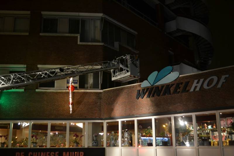 Rookontwikkeling in keuken chinees restaurant