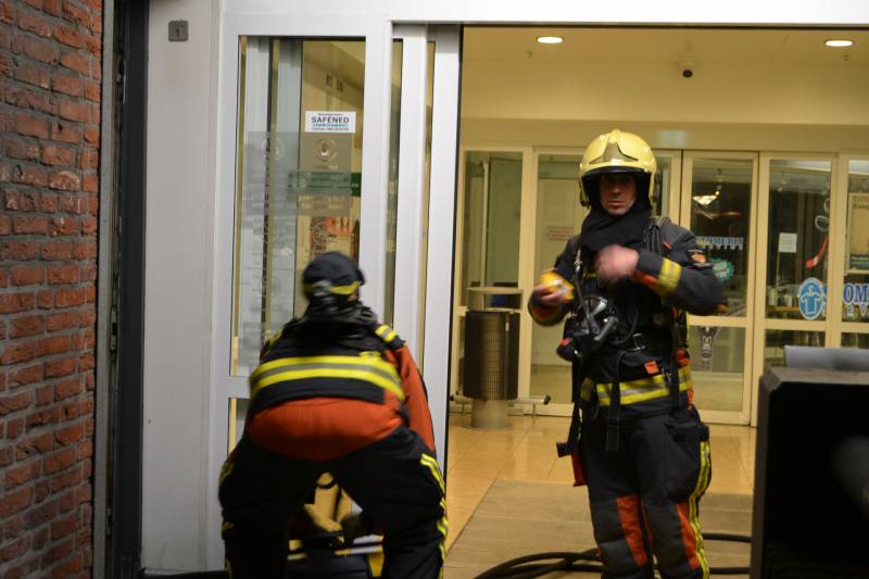 Rookontwikkeling in keuken chinees restaurant