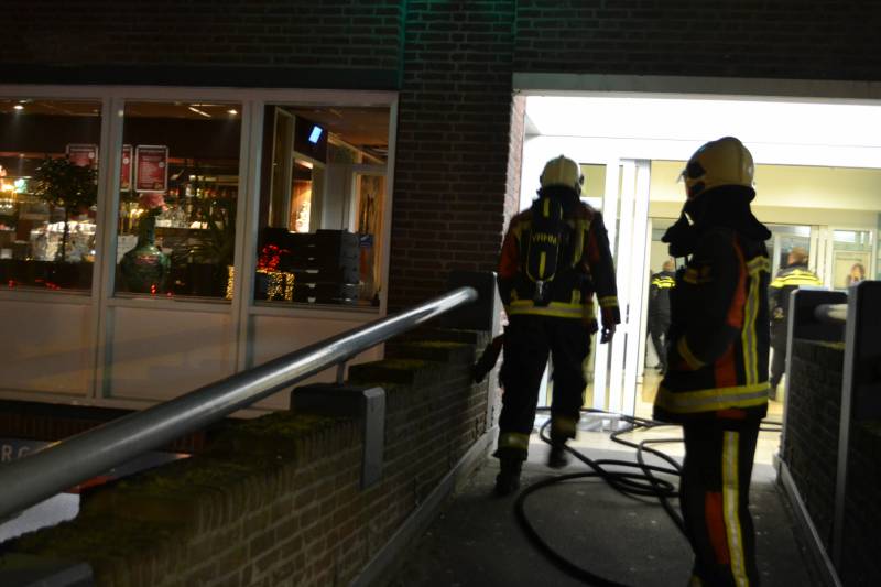 Rookontwikkeling in keuken chinees restaurant