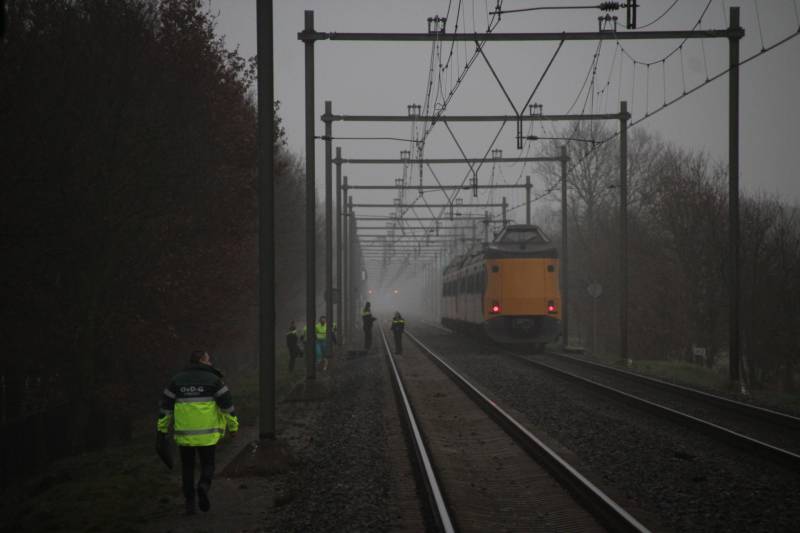 Geen treinverkeer na aanrijding met trein