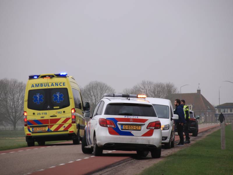 Fietser gewond na aanrijding