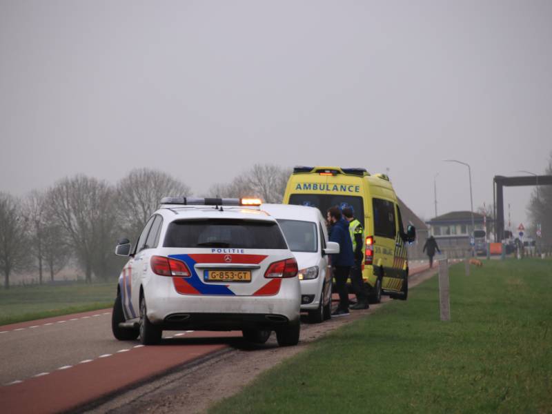Fietser gewond na aanrijding