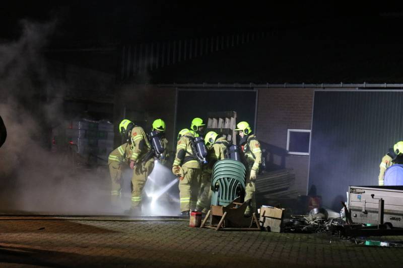 Kalfje overleden bij brand in schuur