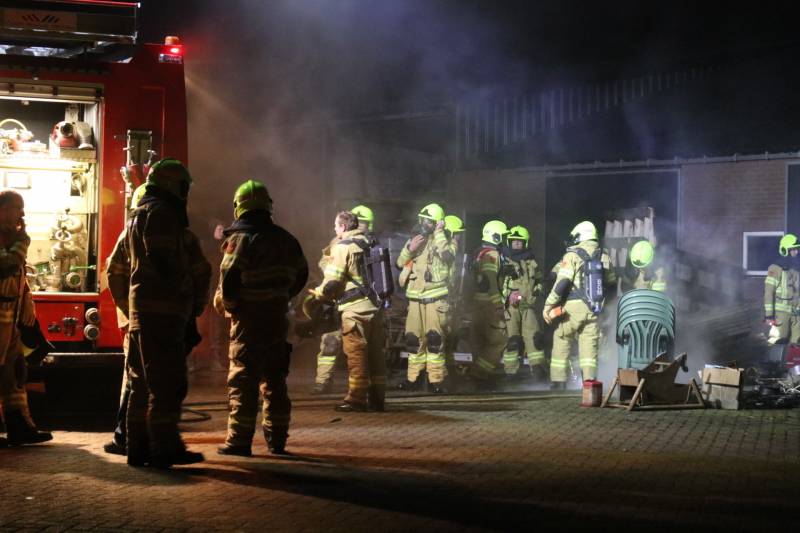 Kalfje overleden bij brand in schuur