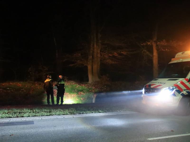 Auto belandt in de sloot