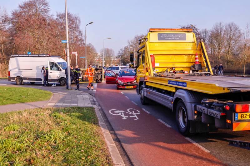 Flinke crash op kruising