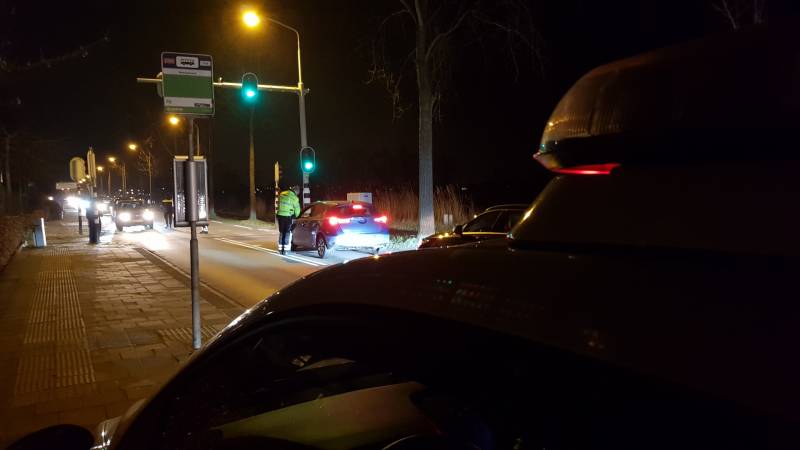 Politie houdt alcohol controle