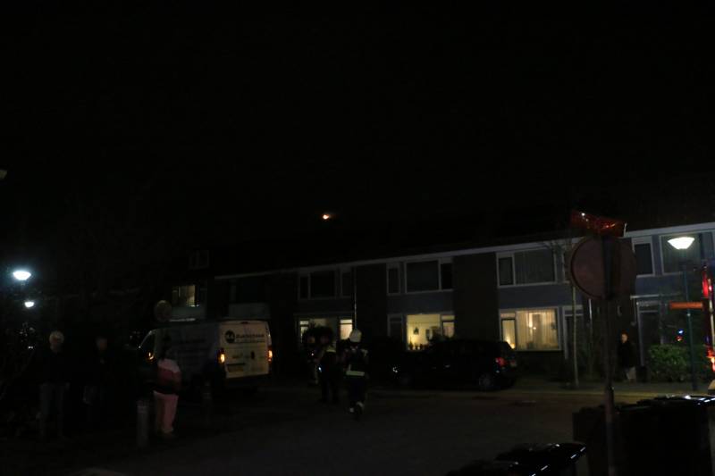 Flinke brand in schoorsteen geblust