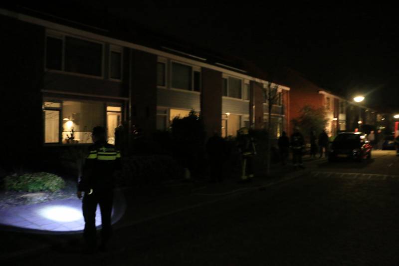 Flinke brand in schoorsteen geblust