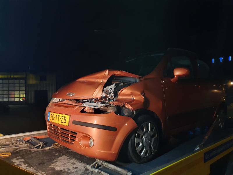 Auto verdwenen na ongeval in de beruchte bocht