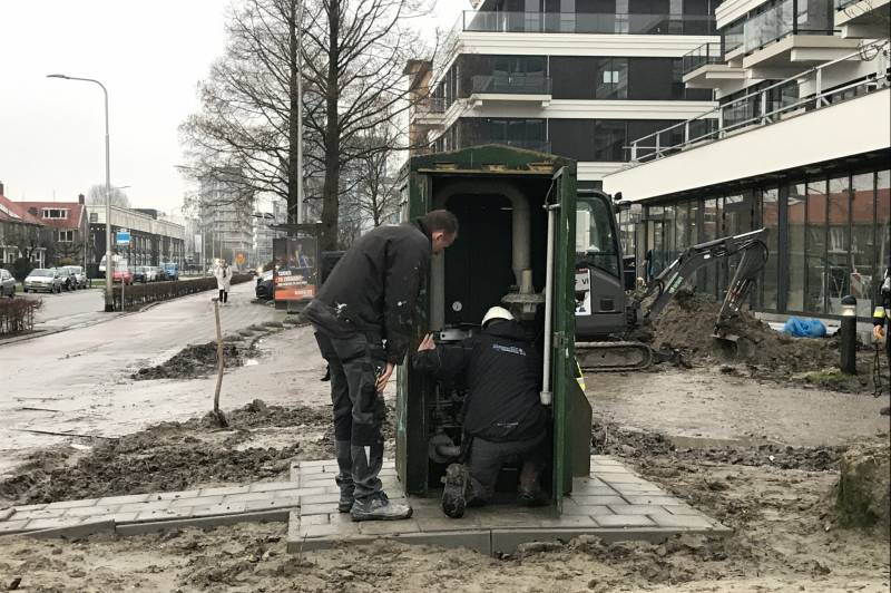 Gasleiding geraakt tijdens graafwerkzaamheden