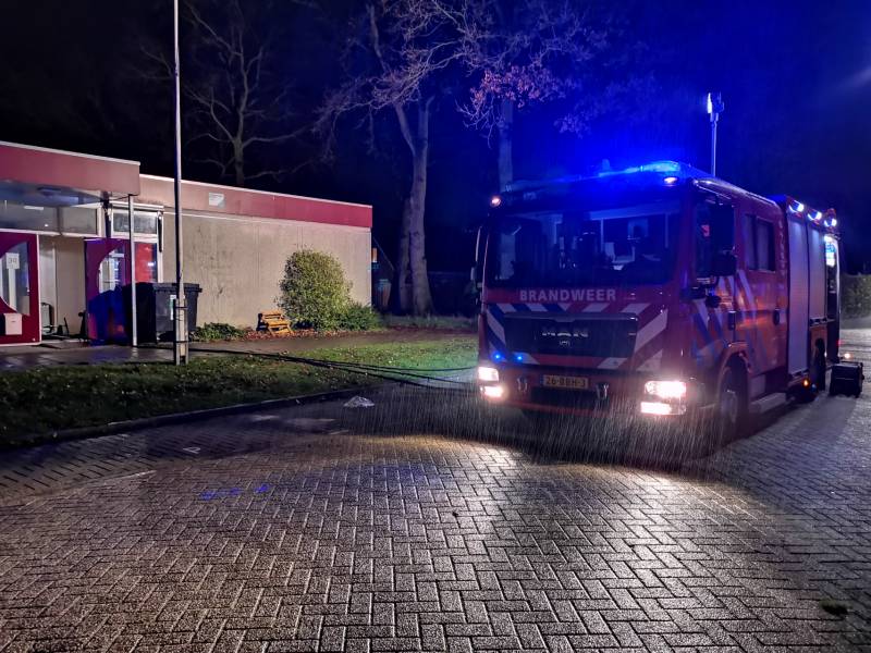 Brand in school 't Palet