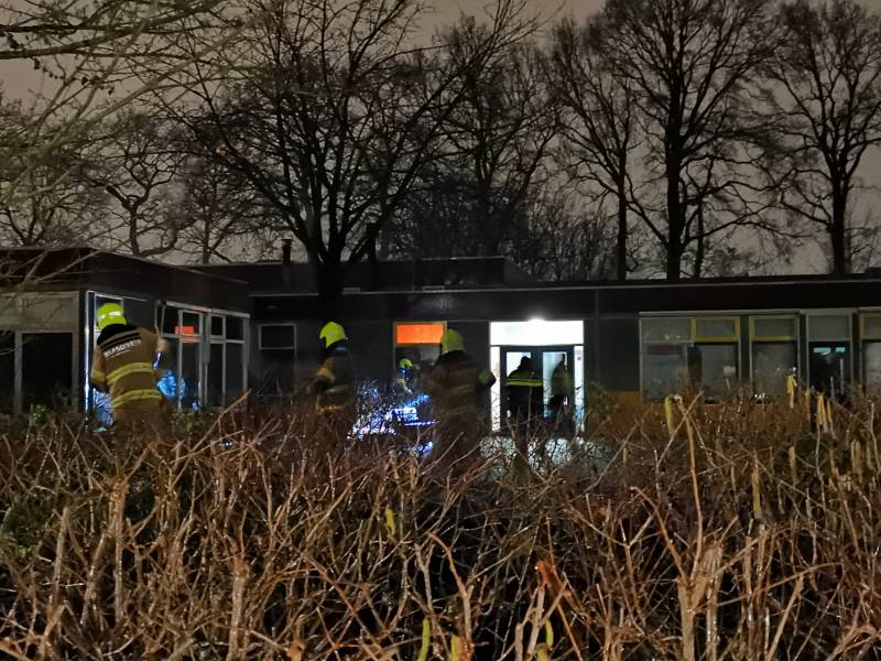 Brand in school 't Palet