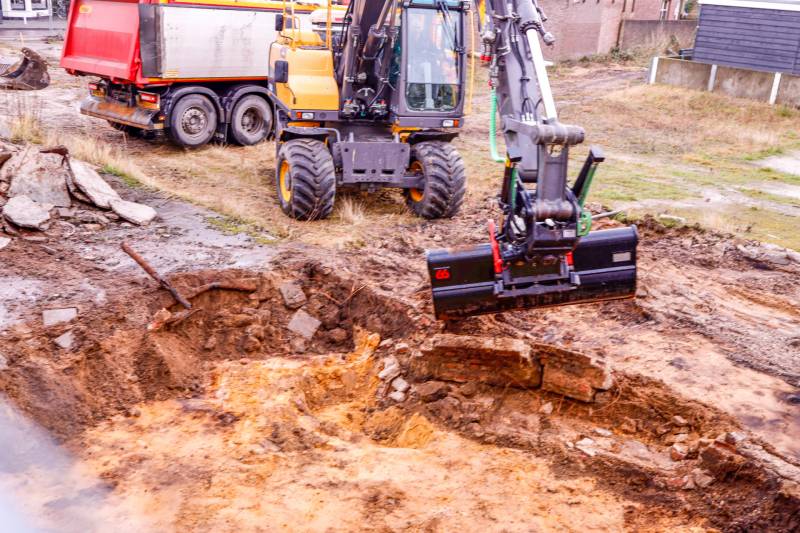 Projectiel aangetroffen op bouwterrein