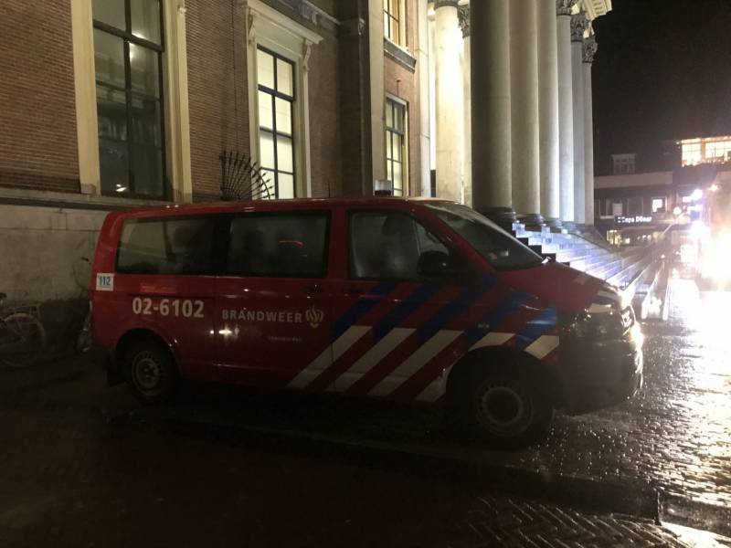 Brandweer oefent in rechtbank