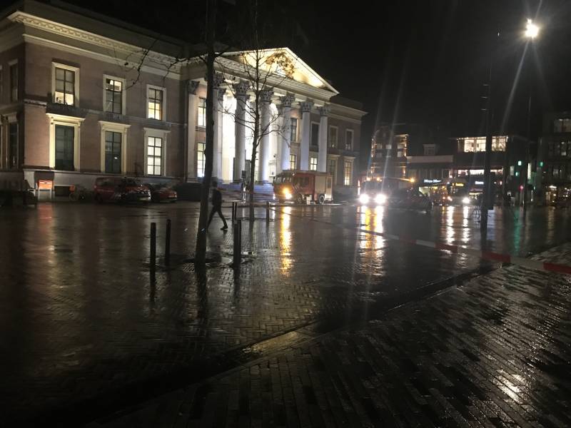 Brandweer oefent in rechtbank