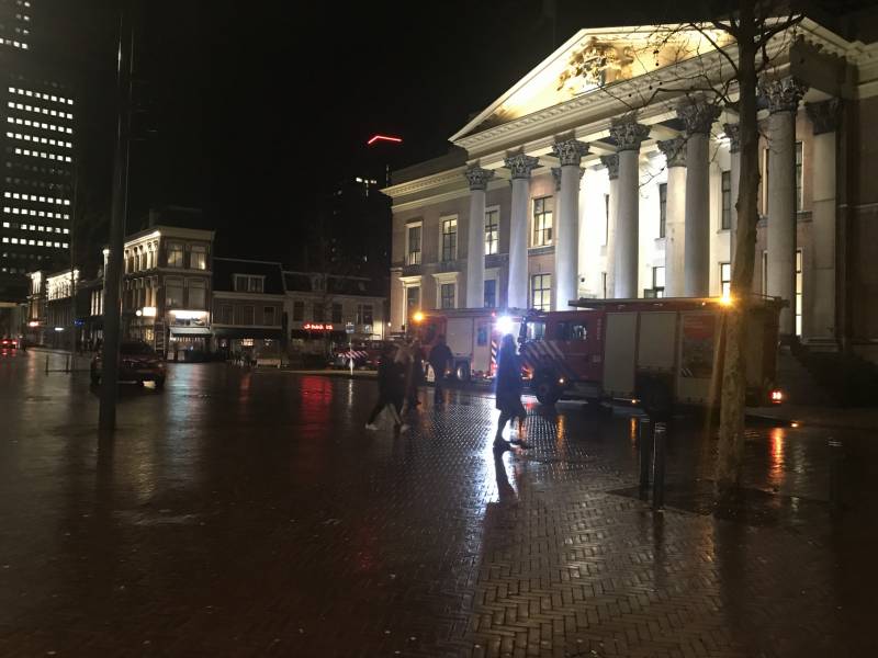 #Leeuwarden Brandweer oefent in rechtbank Wilhelminaplein Leeuwarden.