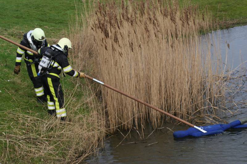 Veel bekijks bij brandweeroefening