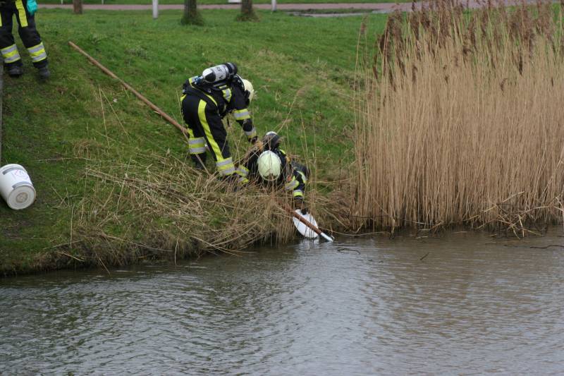 Veel bekijks bij brandweeroefening