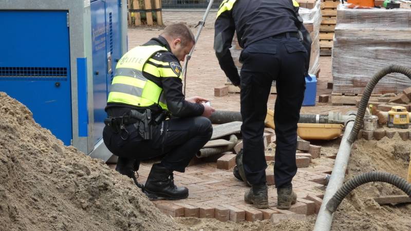 Object aangetroffen bij graafwerkzaamheden