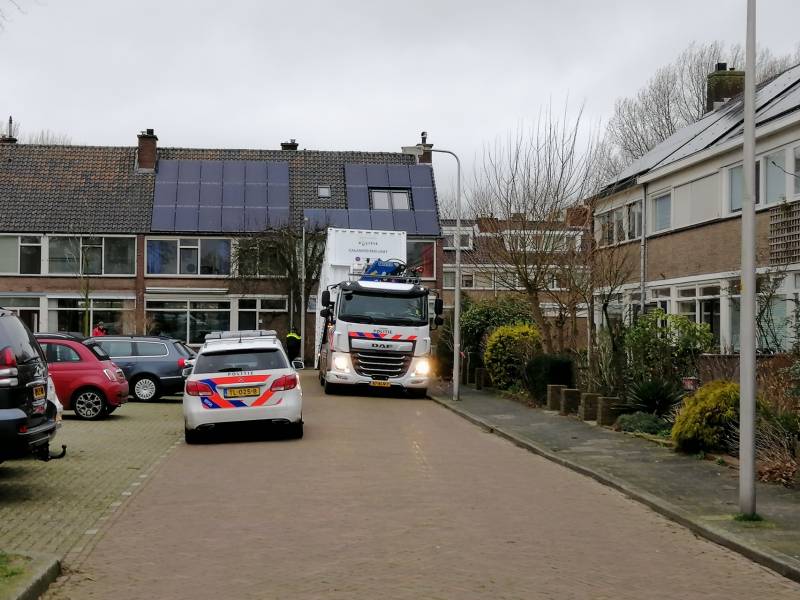 Man (82) overleden door brand in garagebox