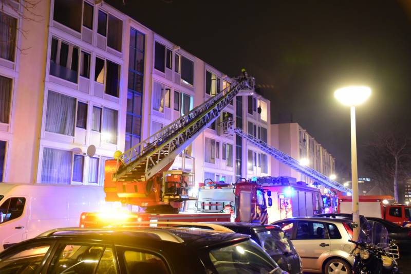 Meerdere gewonden bij brand in portiekflat