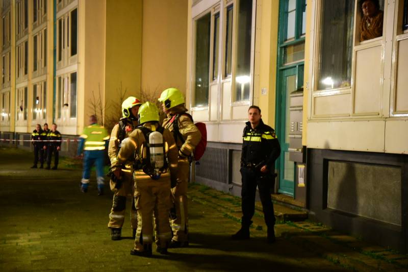 Meerdere gewonden bij brand in portiekflat