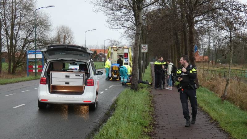Brommerrijder gewond na val