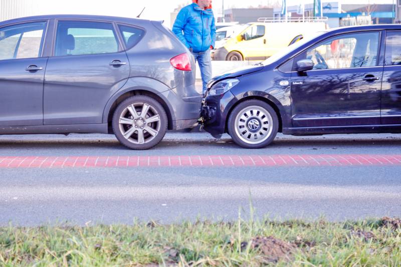 Gewonde bij kop-staartaanrijding