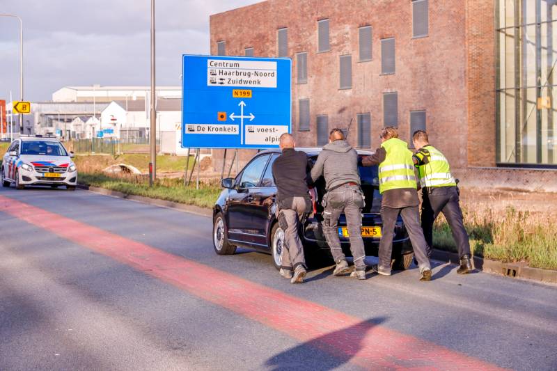 Gewonde bij kop-staartaanrijding