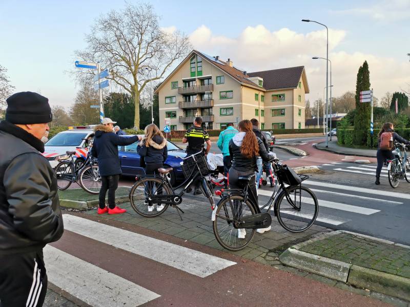 Fietser gewond na aanrijding met auto