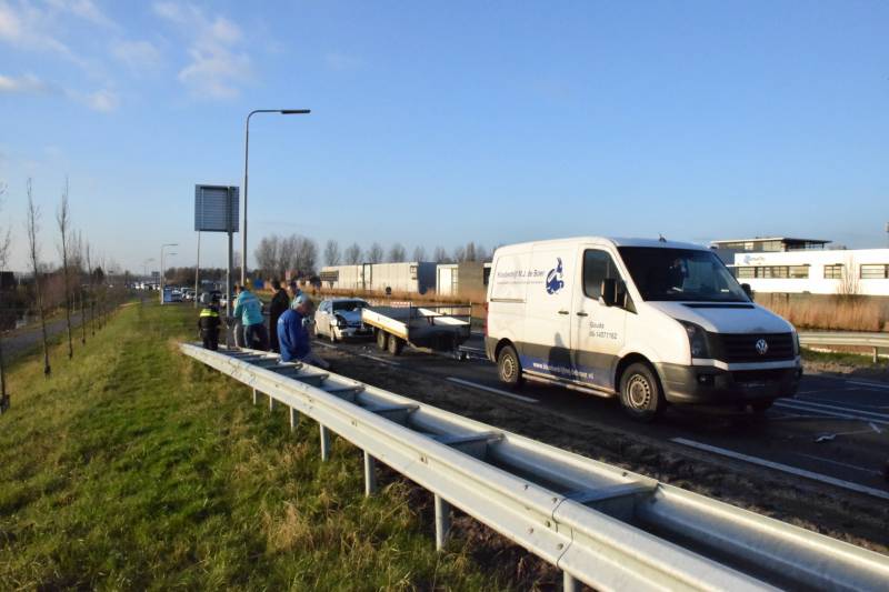 Forse schade na kop-staart aanrijding