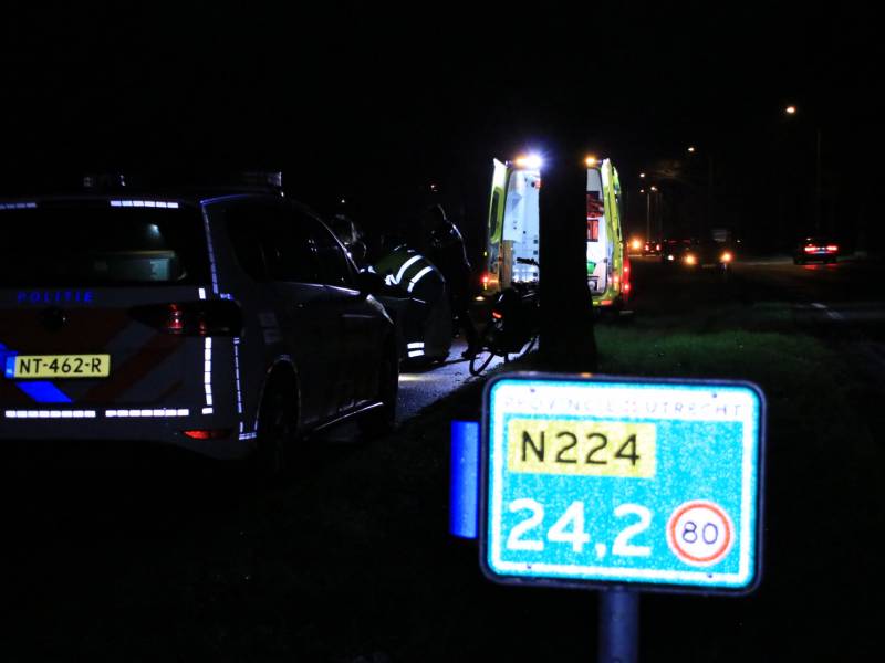 Fietser gewond na val