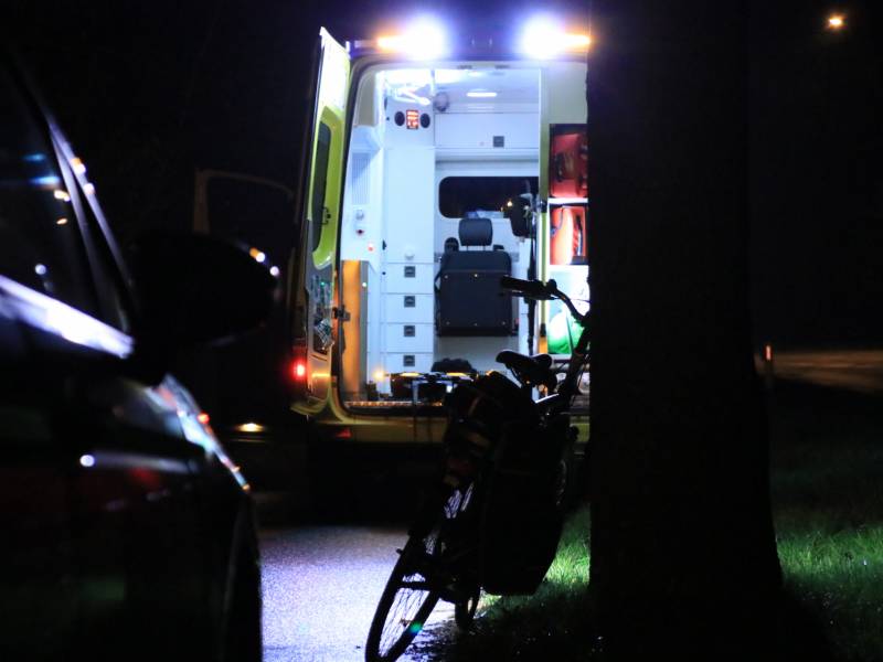 Fietser gewond na val